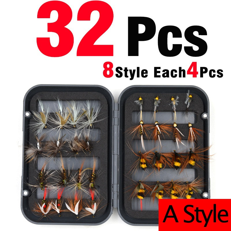 Fishing Lure Dry/Wet Flies Nymphs Ice Fishing Lures Artificial Bait storage - outpostpocket