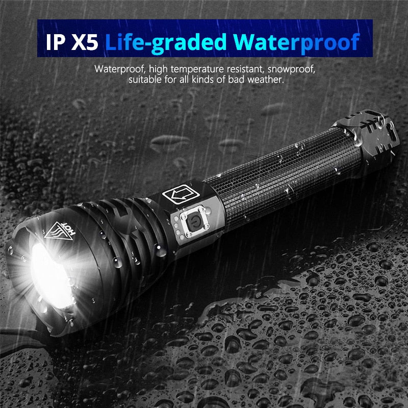 350000cd XPH90 70 50 LED/Powerful/Rechargeable/Tactical/Handled/EDC Flashlight cob