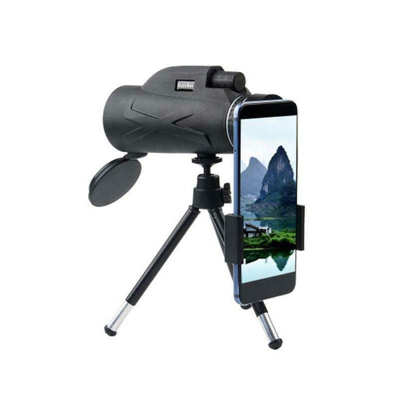 BAK4 80X100 Zoom HD Lens Prism Hiking Monocular Telescope W/Phone Clip&amp;Tripod