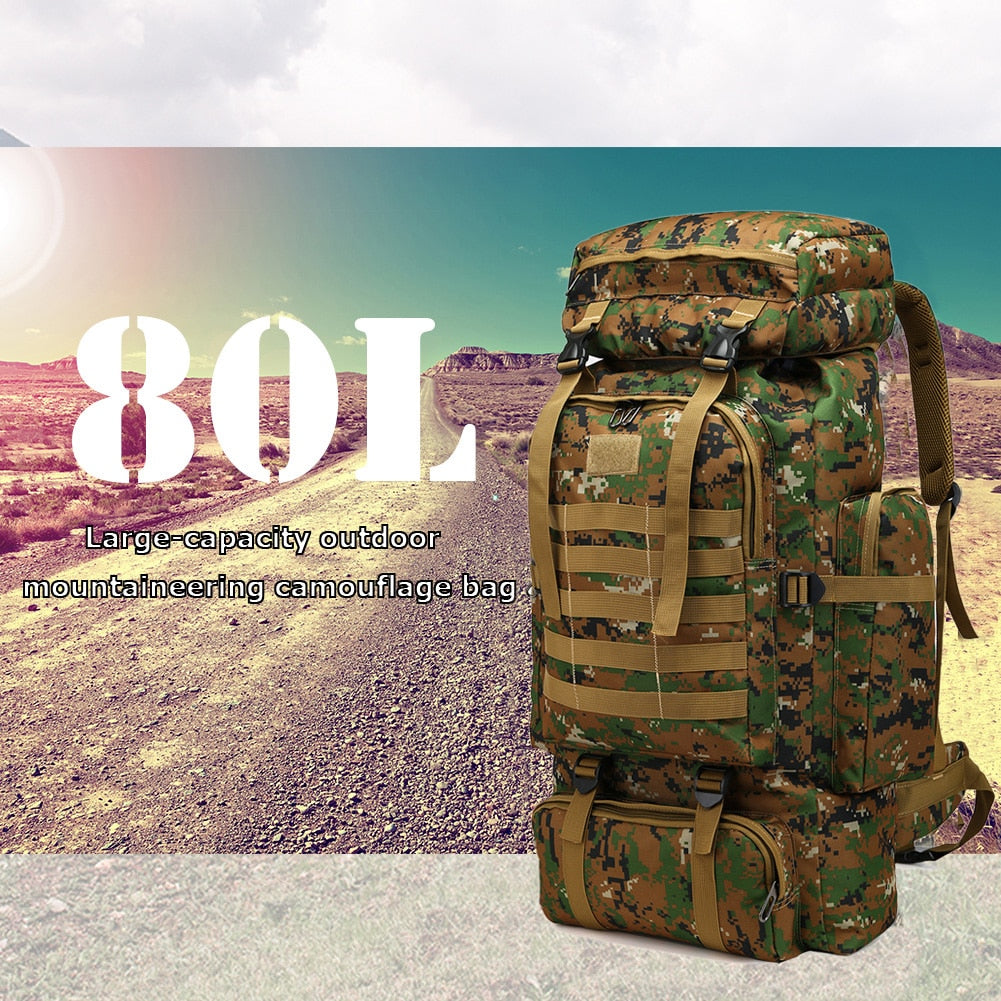 Waterproof 80L Military Tactical Backpack - outpostpocket