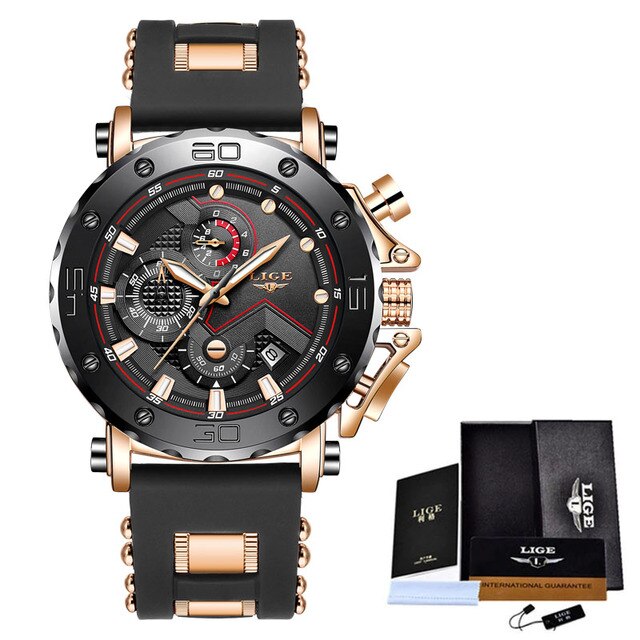 2023 Luxury Mens Watches Original Case Large Dial Watch Men Business Wristwatch Sports Watch for Men - outpostpocket