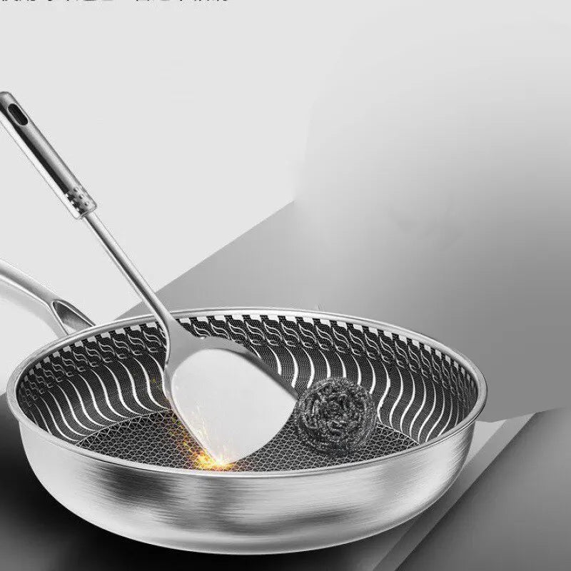 Whole Body Tri-Ply Stainless Steel Frying Pan suitable for all stoves