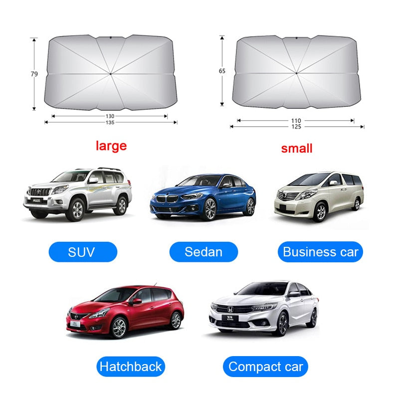 Car Sunshade Umbrella Car Sun Shade - outpostpocket