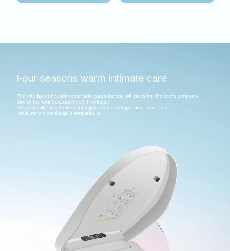 Intelligent Toilet Lid Sterilization, Universal, Fully Automatic Seat, Constant Temperature, Heating Cleaning, Warm Air Drying