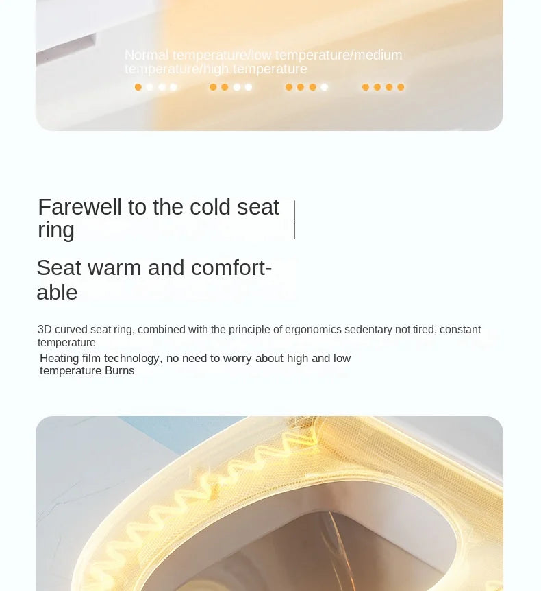 Intelligent Toilet Lid Sterilization, Universal, Fully Automatic Seat, Constant Temperature, Heating Cleaning, Warm Air Drying