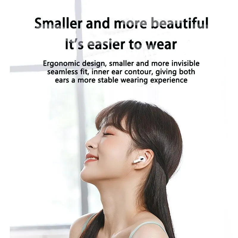 Wireless Headphones Earphone Bluetooth-compatible 5.0 Waterproof Headset with Mic for iPhone