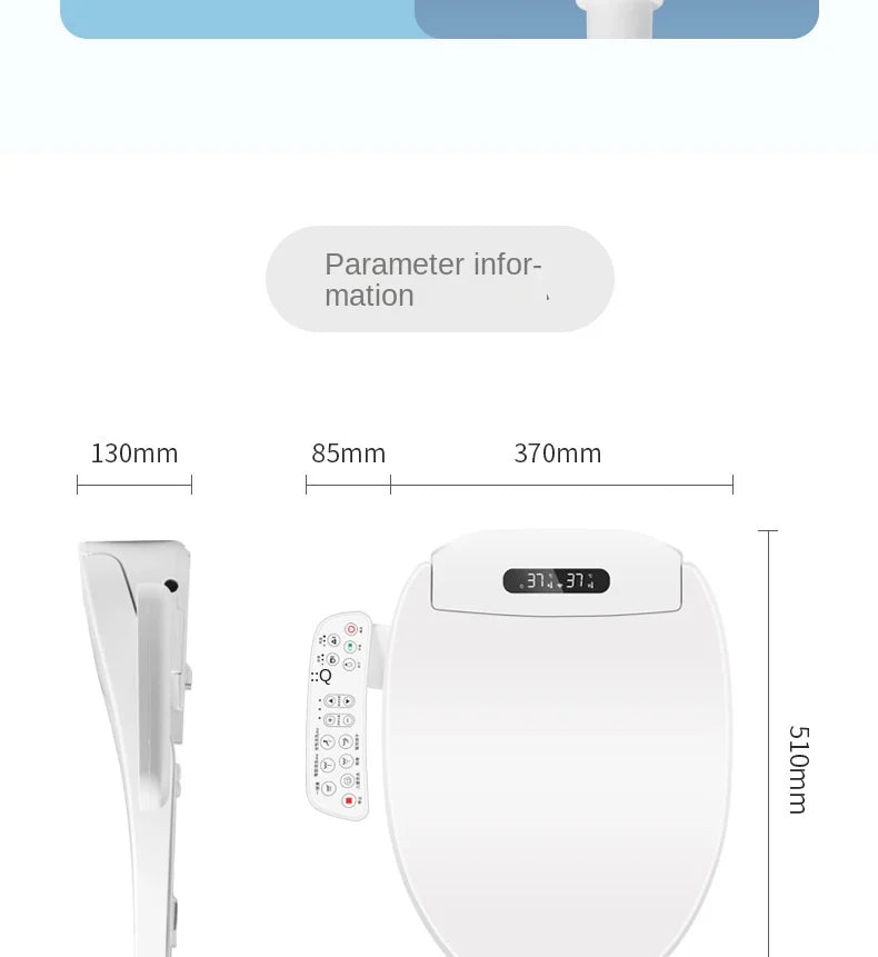 Intelligent Toilet Lid Sterilization, Universal, Fully Automatic Seat, Constant Temperature, Heating Cleaning, Warm Air Drying