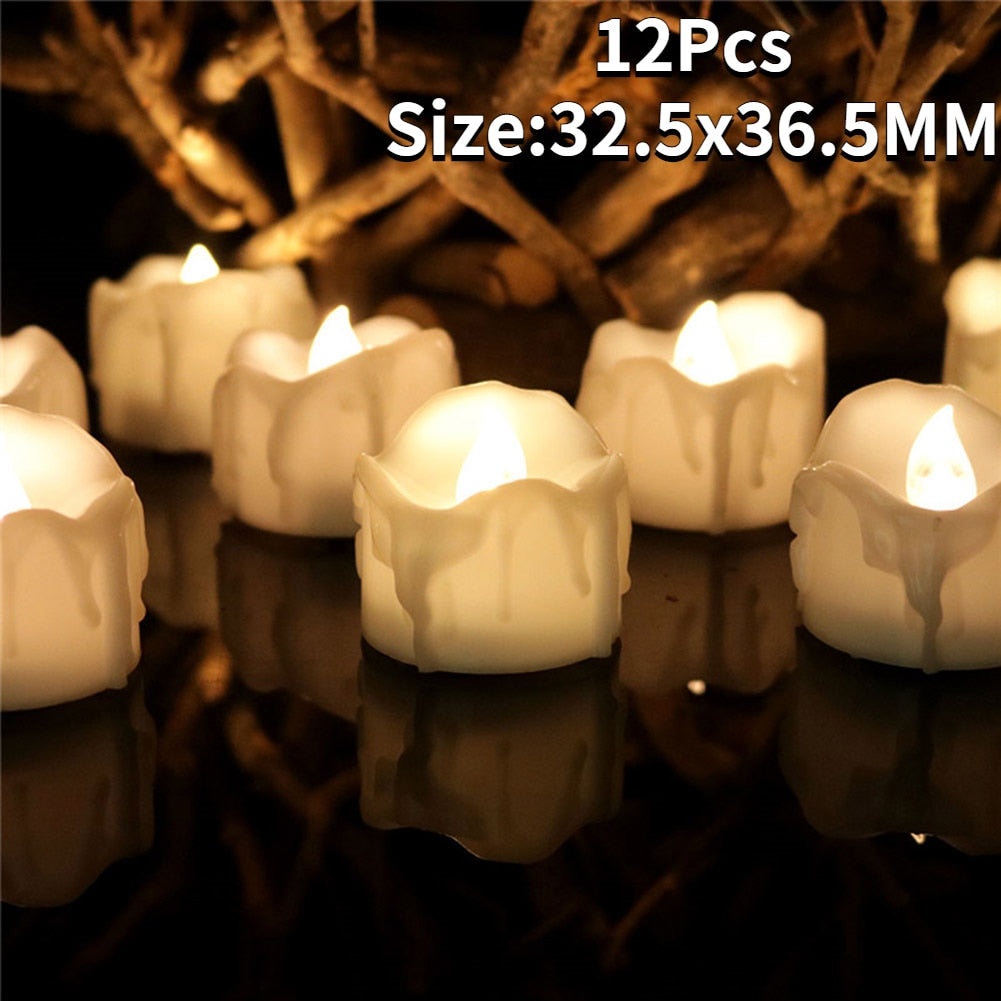 Flickering  Flameless Candles With or Without Remote