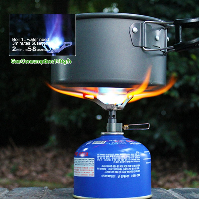 BRS Titanium Gas Stove for Outdoor Cooking - outpostpocket