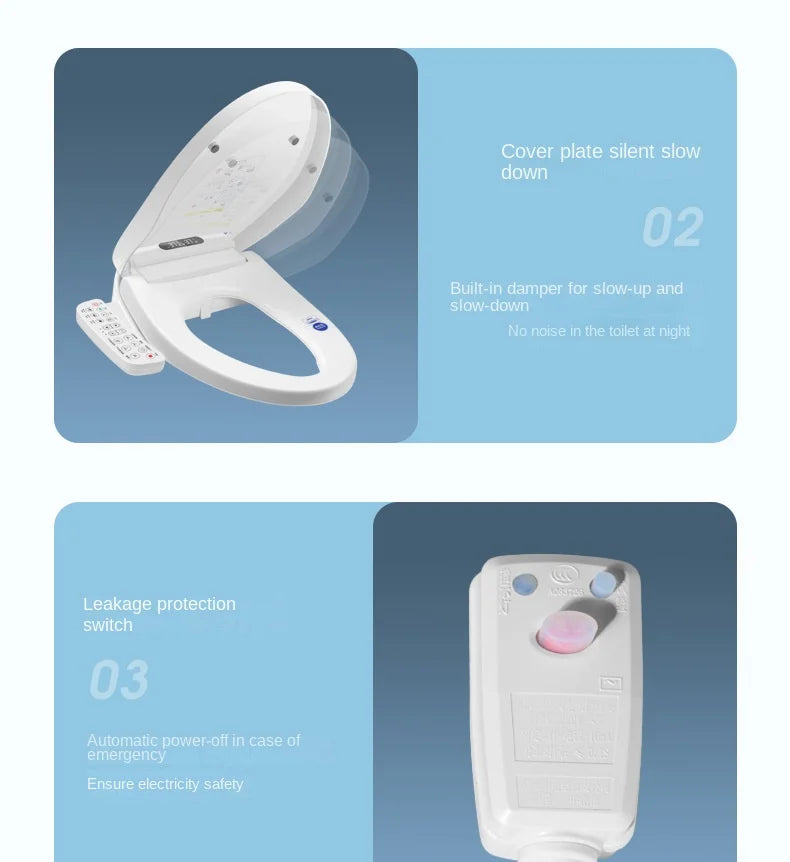 Intelligent Toilet Lid Sterilization, Universal, Fully Automatic Seat, Constant Temperature, Heating Cleaning, Warm Air Drying