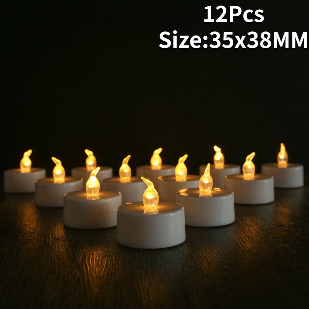 Flickering  Flameless Candles With or Without Remote