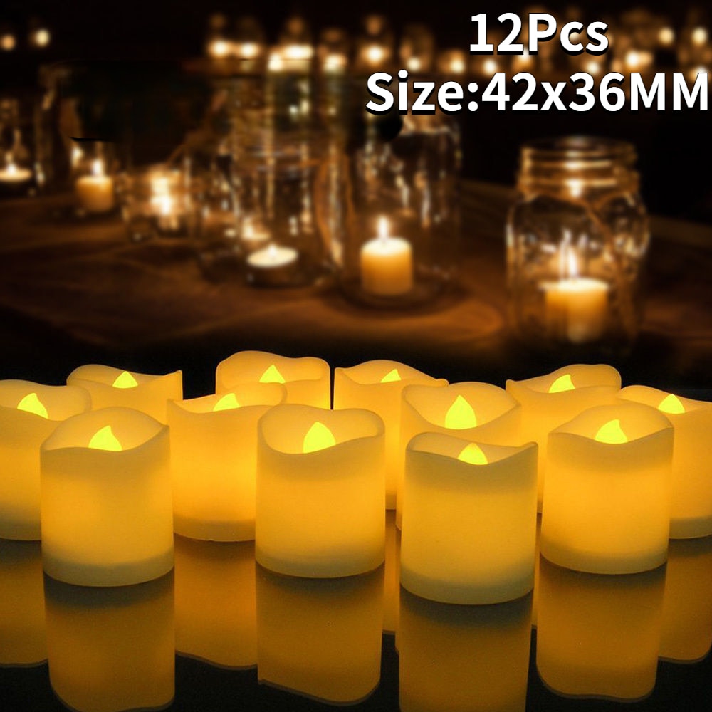 Flickering  Flameless Candles With or Without Remote