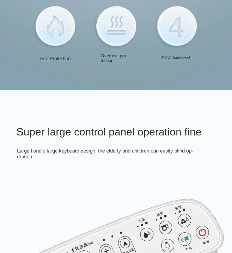 Intelligent Toilet Lid Sterilization, Universal, Fully Automatic Seat, Constant Temperature, Heating Cleaning, Warm Air Drying