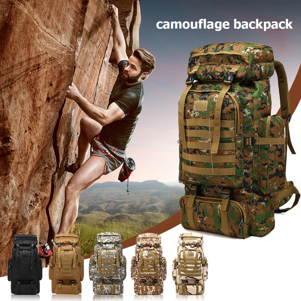 Waterproof 80L Military Tactical Backpack - outpostpocket