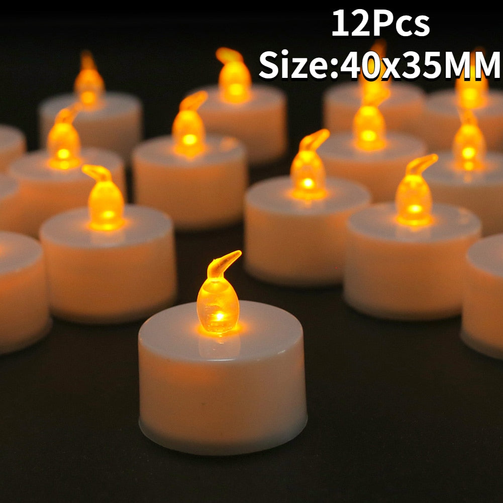 Flickering  Flameless Candles With or Without Remote