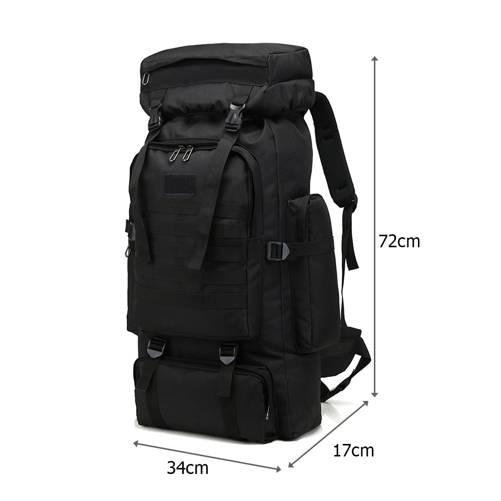 Waterproof 80L Military Tactical Backpack - outpostpocket