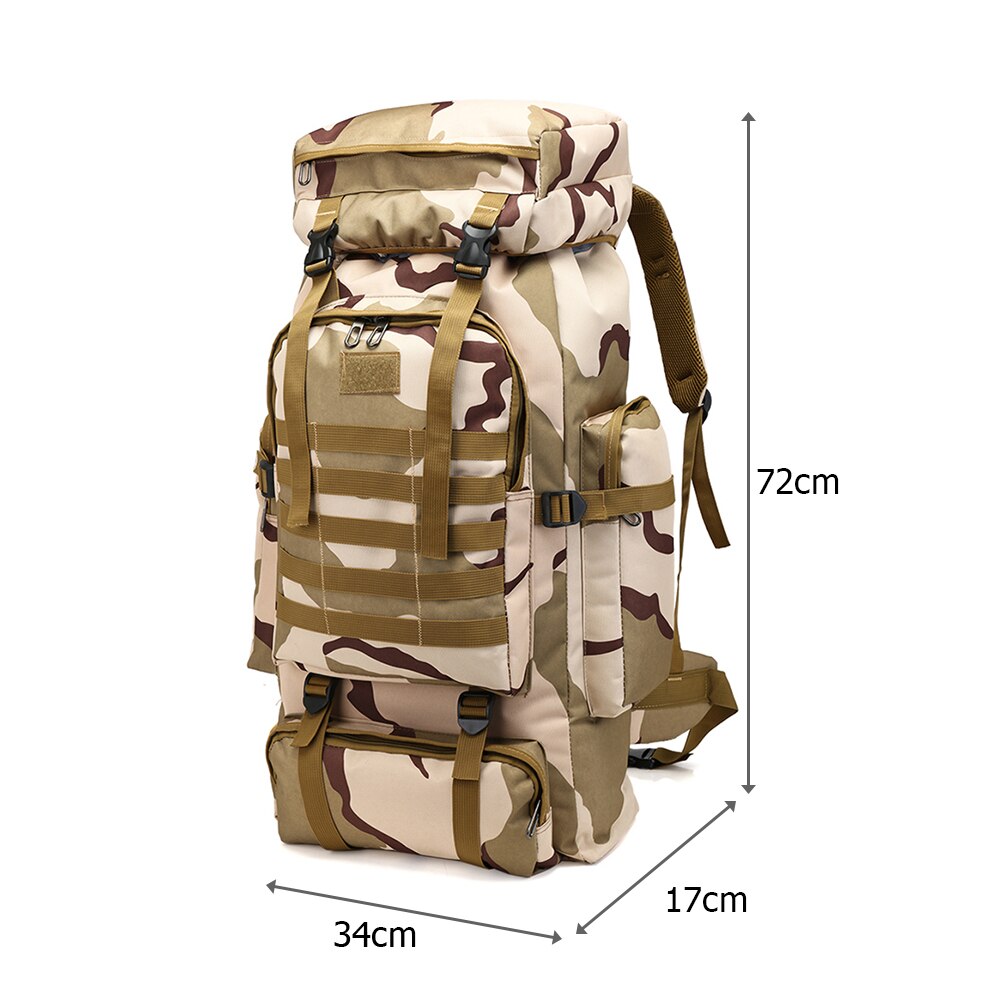 Waterproof 80L Military Tactical Backpack - outpostpocket