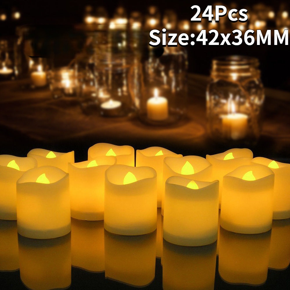 Flickering  Flameless Candles With or Without Remote