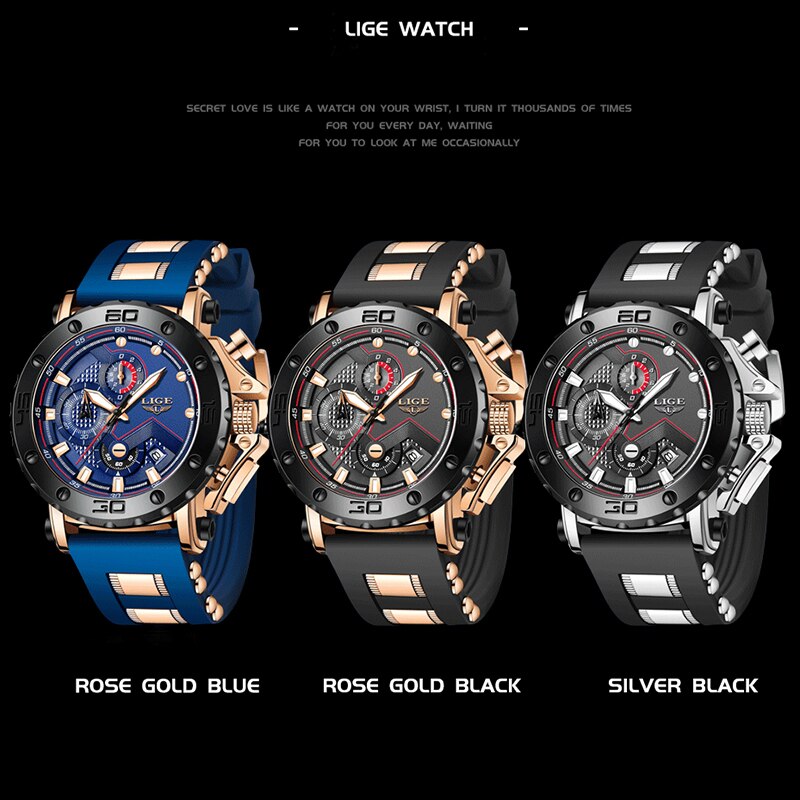 2023 Luxury Mens Watches Original Case Large Dial Watch Men Business Wristwatch Sports Watch for Men - outpostpocket