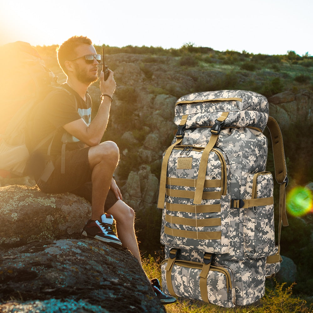 Waterproof 80L Military Tactical Backpack - outpostpocket